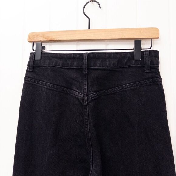 Reformation Kellen Snap Jeans Black Size 27 - Picture 8 of 10